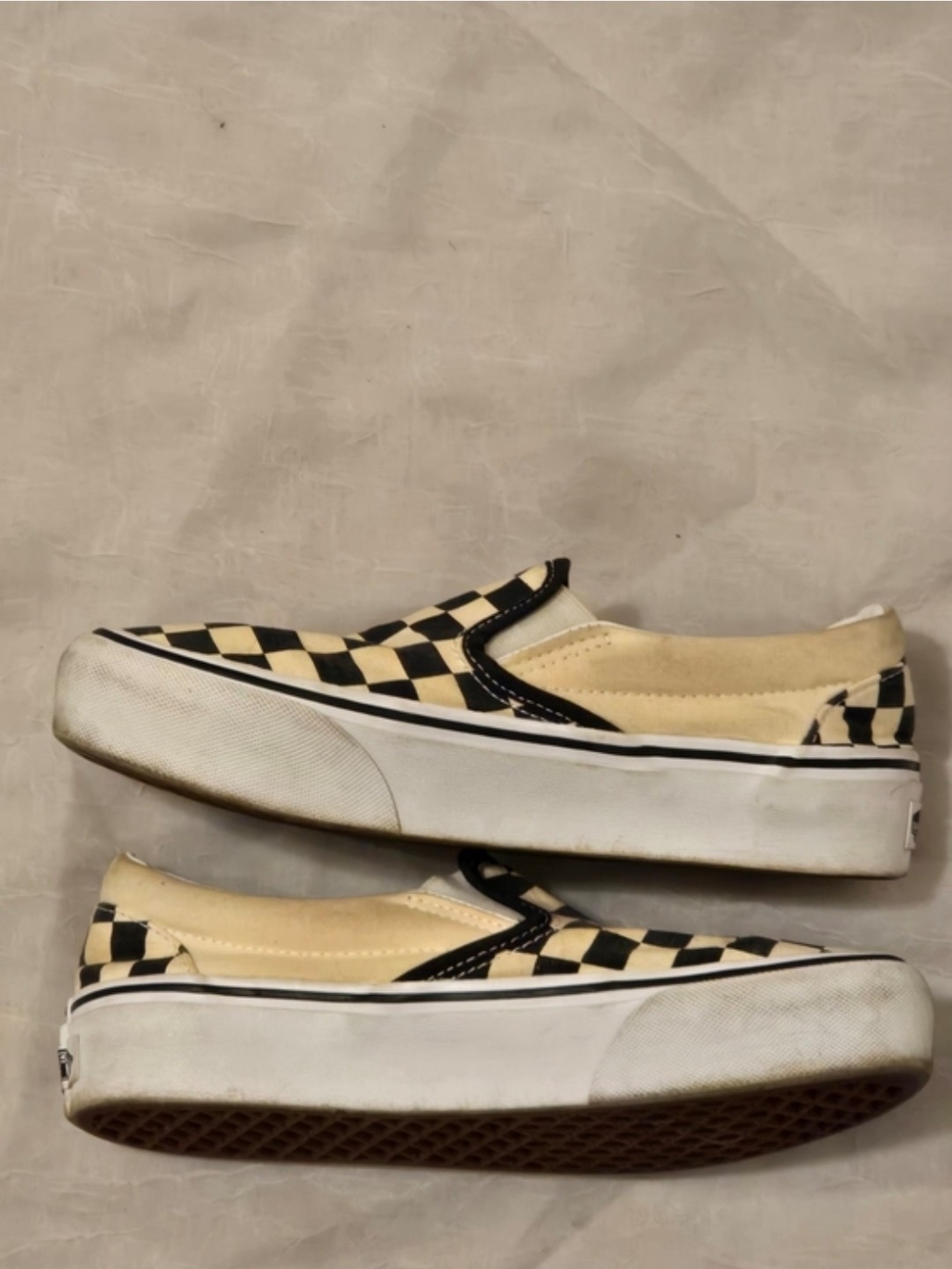 (2 For $30) Vans Checkerboard Slip-On Platforms